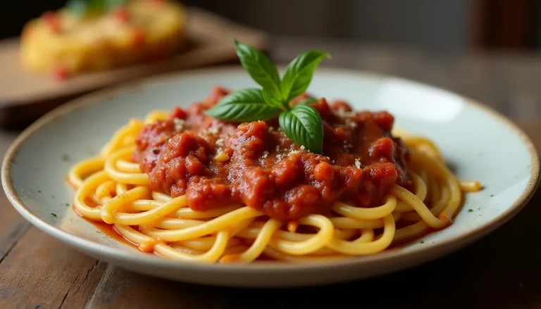 Image illustrant : Pâtes Bolognaise : La Vraie Recette Italienne de ma Mère